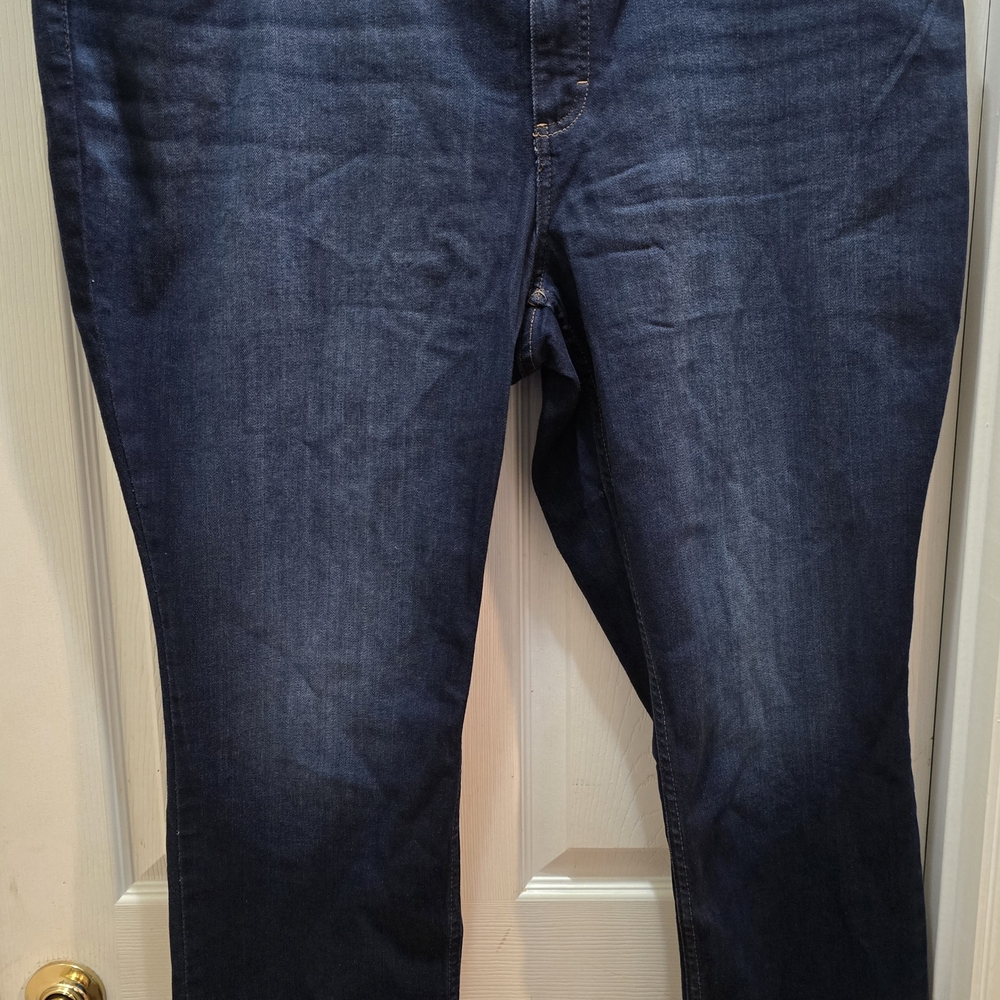 Lee Women's Dark Blue Straight Leg Jeans, 26W
